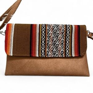 Tapestry crossbody bag from Peru
